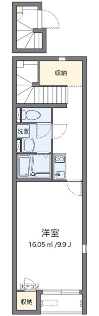 レオネクストからん 間取り図