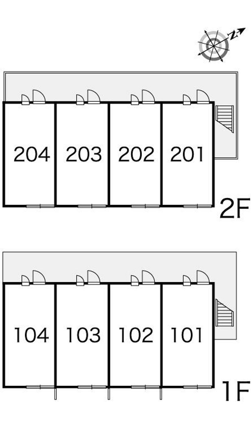 レオパレスＥｐｉ　ｄ　Ｏｒ 間取り配置図