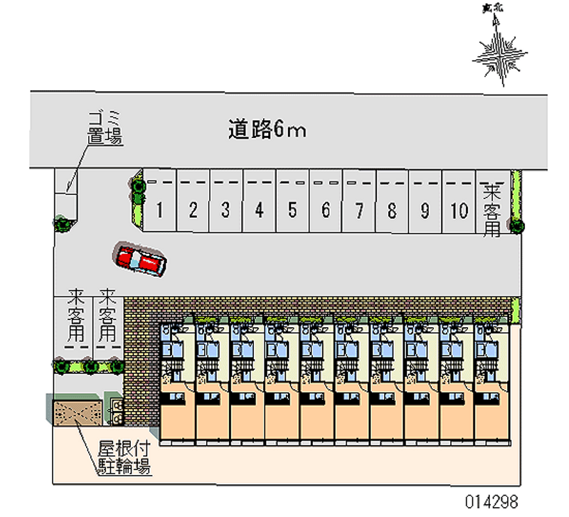 レオパレス四季 月極駐車場