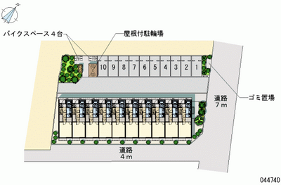 44740 Monthly parking lot