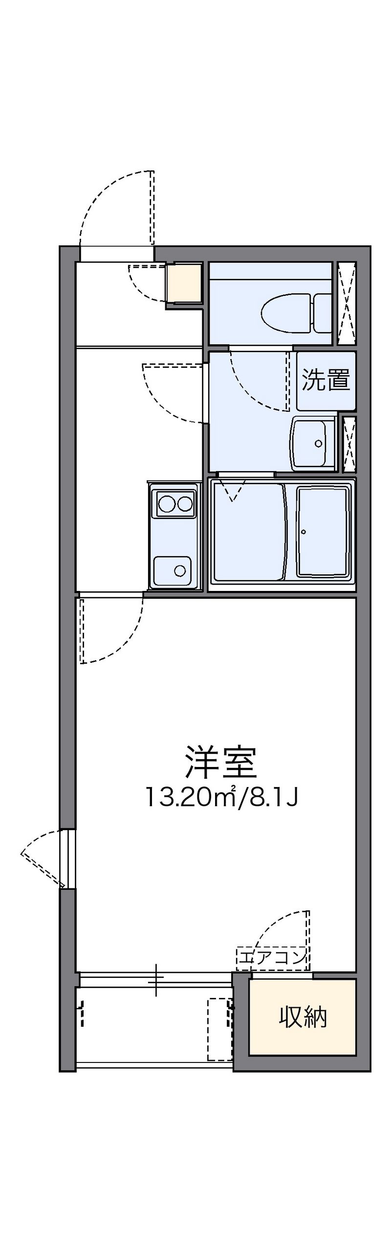 レオネクスト幸神Ⅱ 間取図