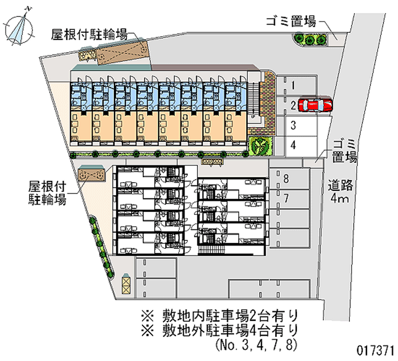 17371月租停车场