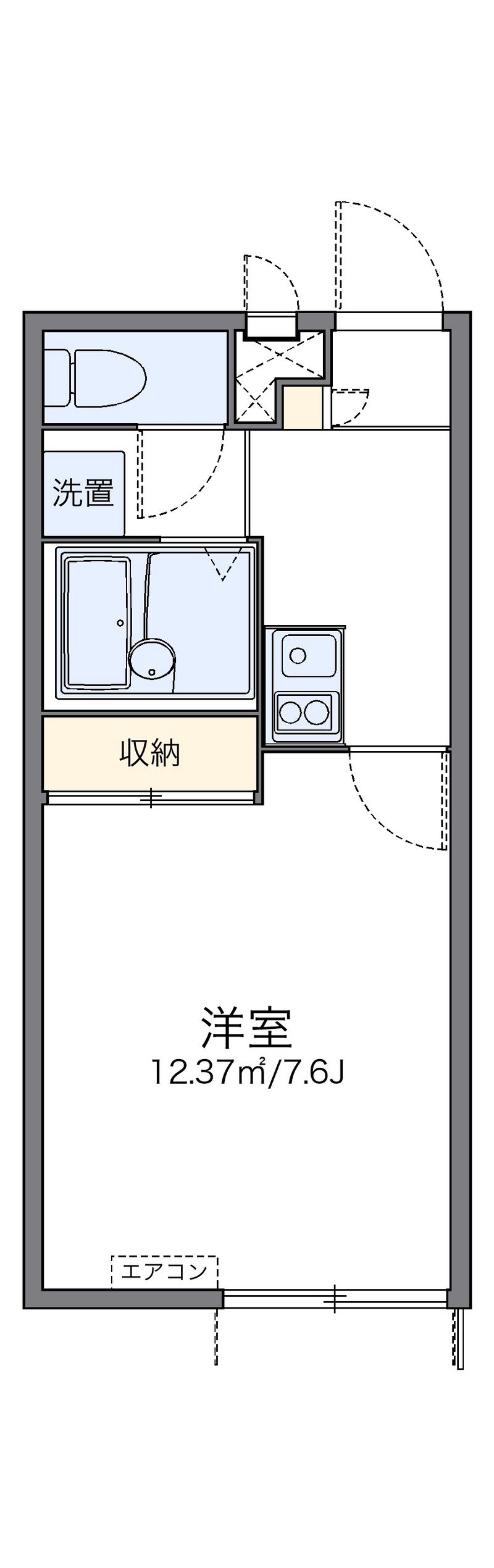 レオパレスＹＹグレース西脇 間取り