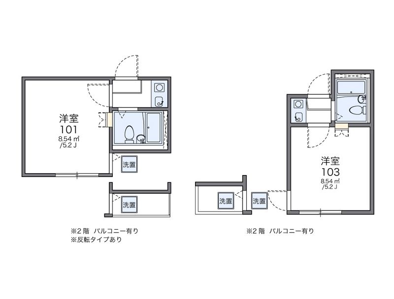レオパレスＫＵＲＡＴＡ 間取図