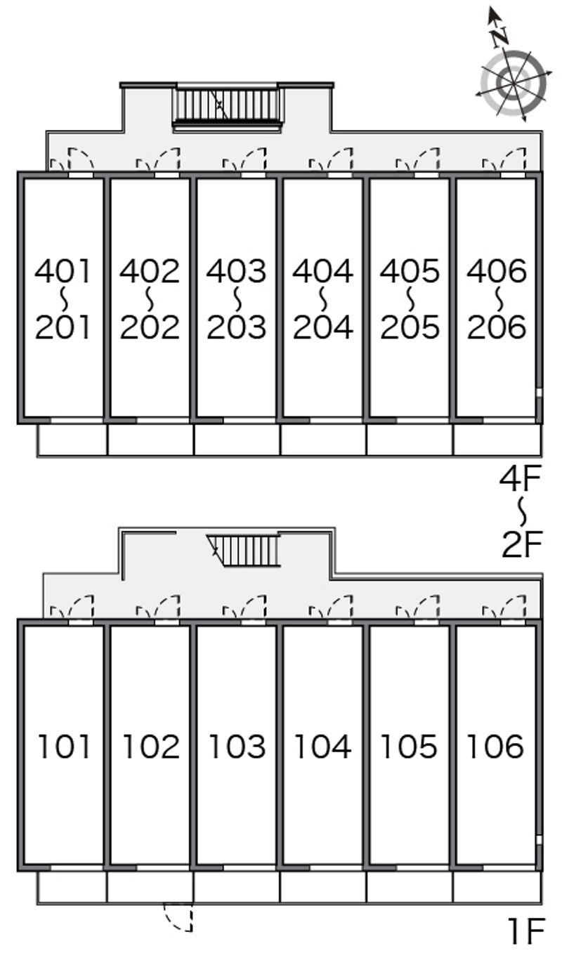クレイノＴ　Ｈｏｕｓｅ　浦和 間取配置図