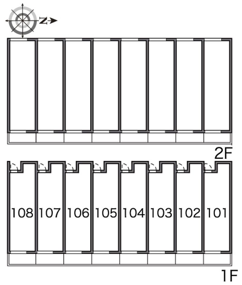 レオネクストボヌールⅡ 間取り配置図