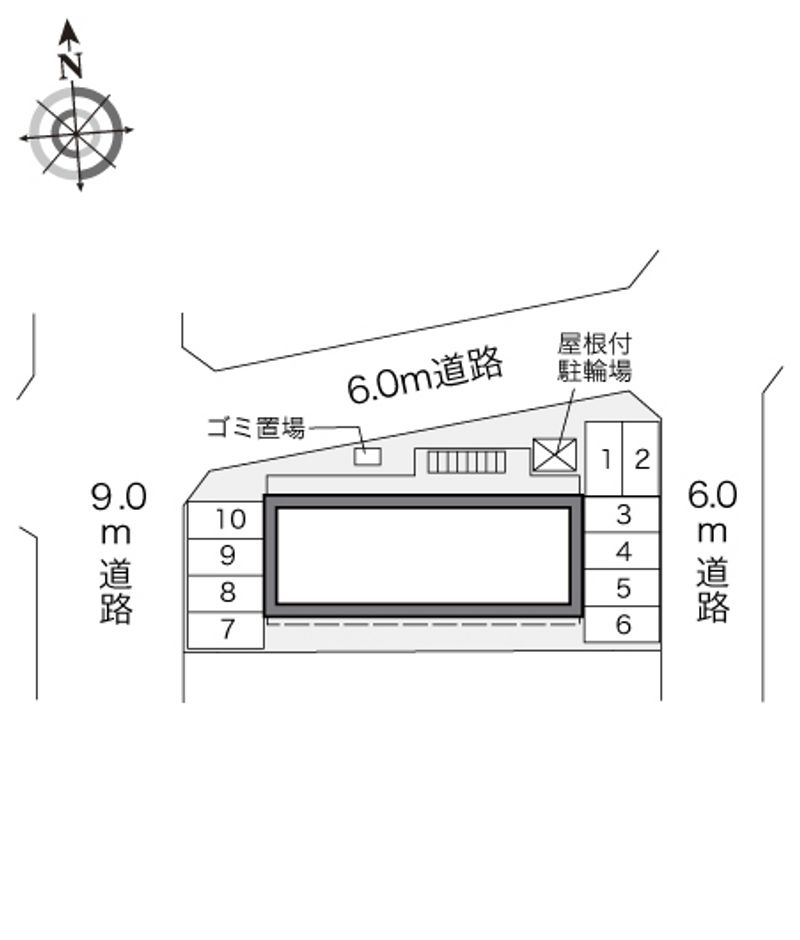 レオパレスエスポワールＴⅡ 配置図