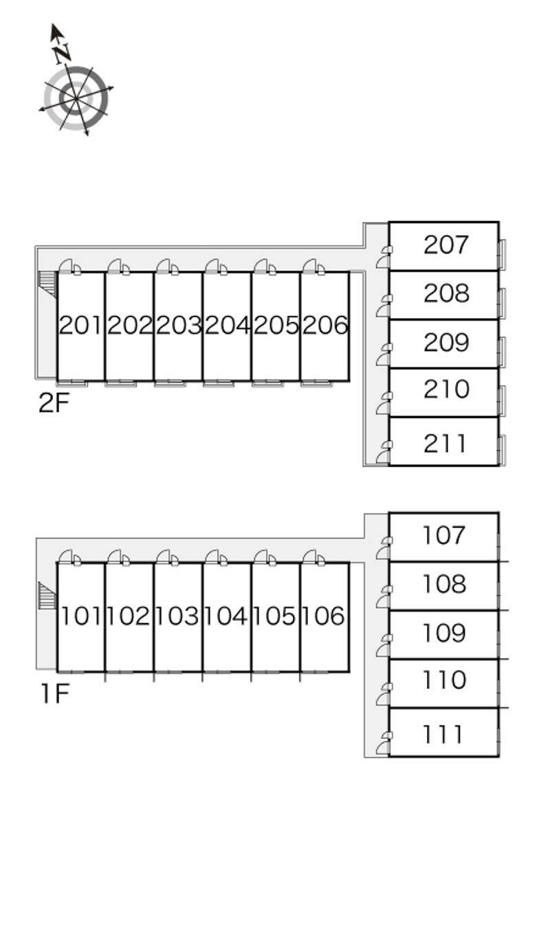 レオパレスアメニティ 間取り配置図