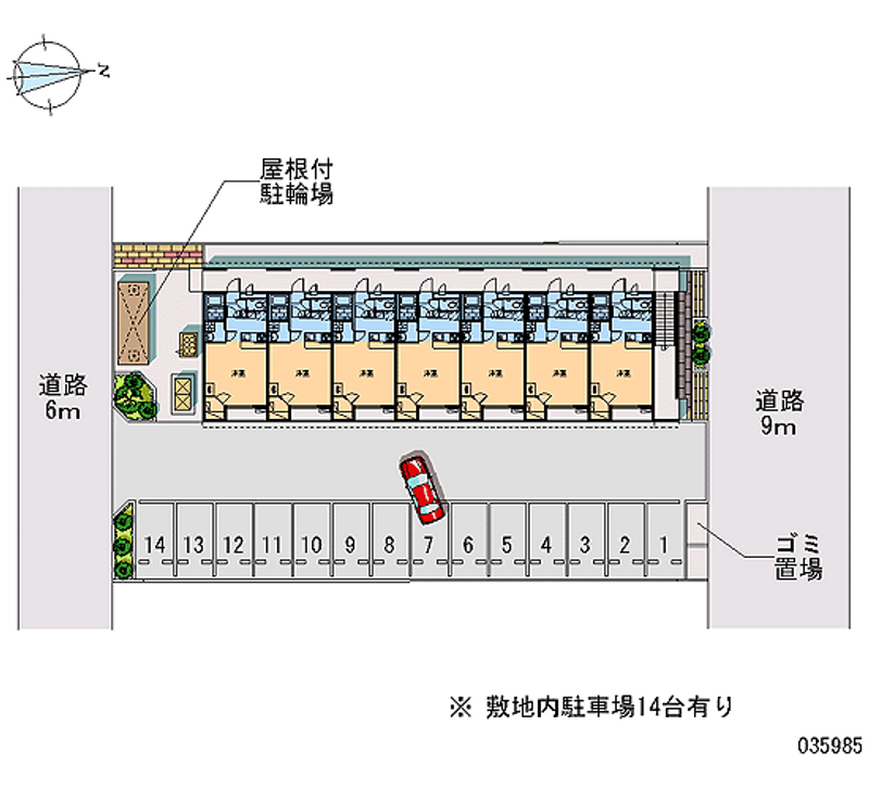 35985 Monthly parking lot