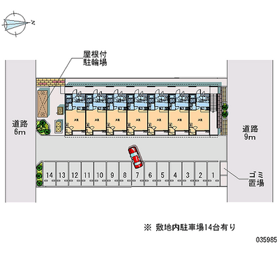 35985 Monthly parking lot