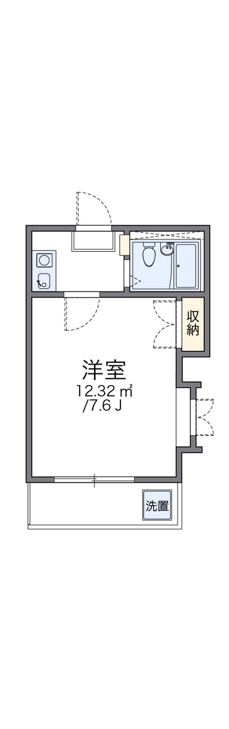 レオパレス新中野第２ 間取図