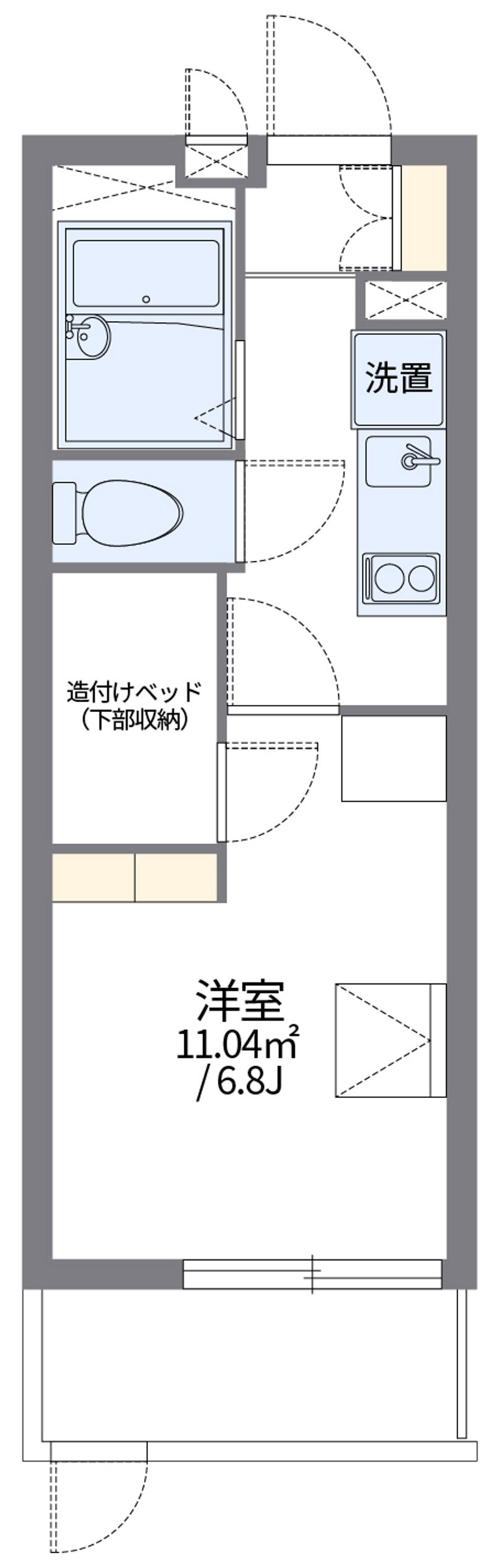 レオパレス吹田 間取図