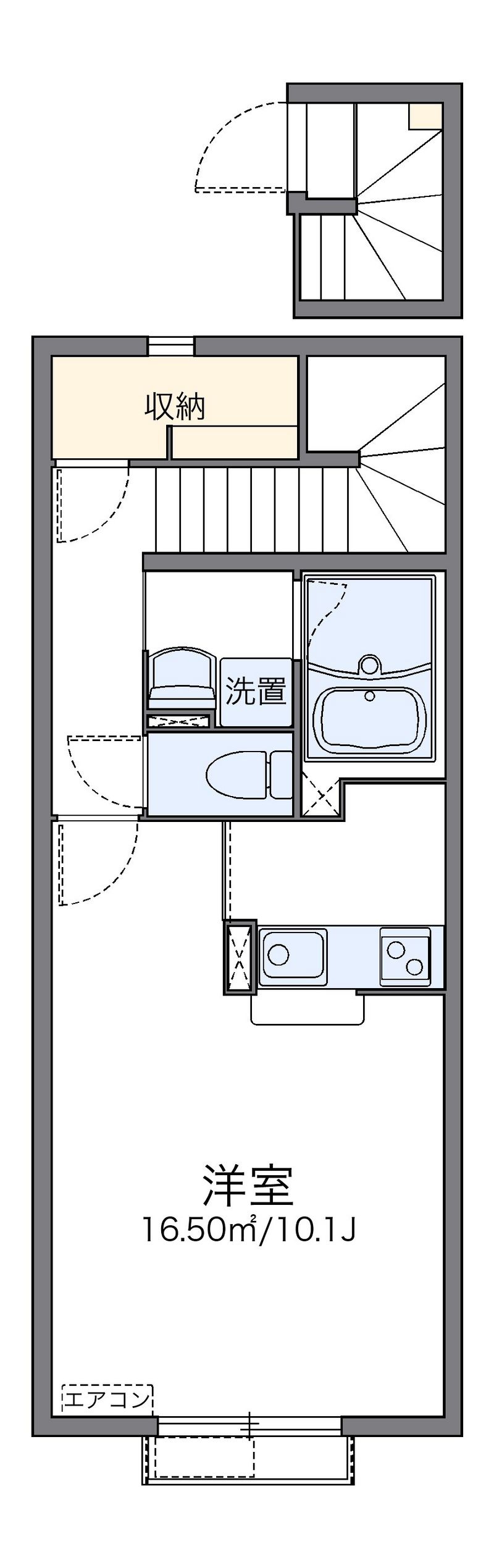 レオネクストドリームハイツ高田 間取図