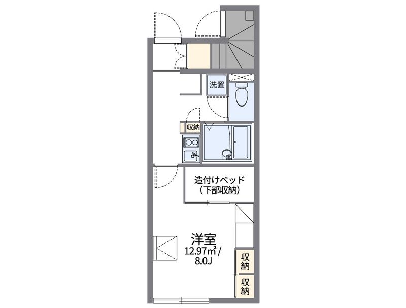 レオパレスサニーハイツ 間取図