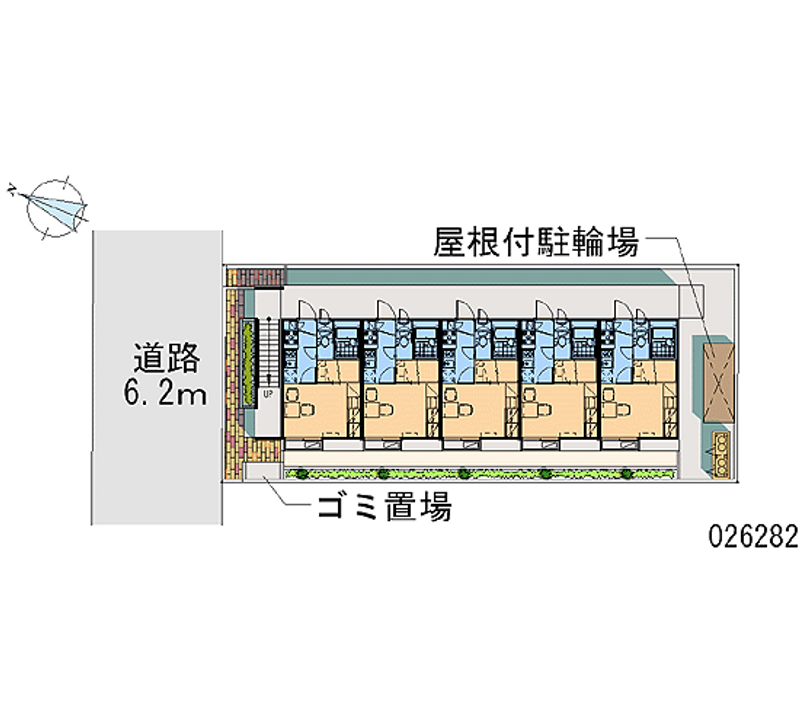 レオパレスクレール 区画図