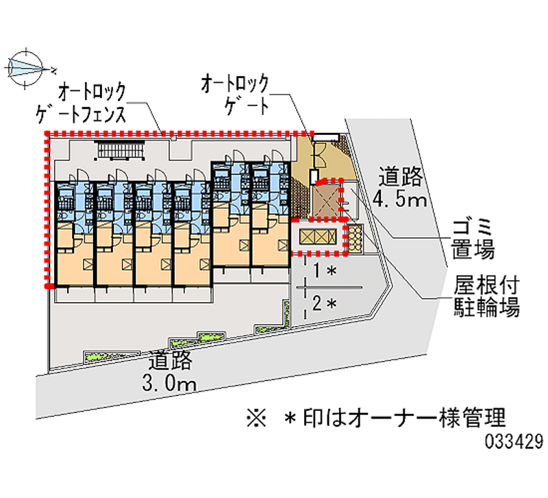 レオパレスメゾン　ド　玉川 区画図