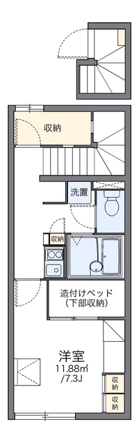 レオパレスアーク 間取り図