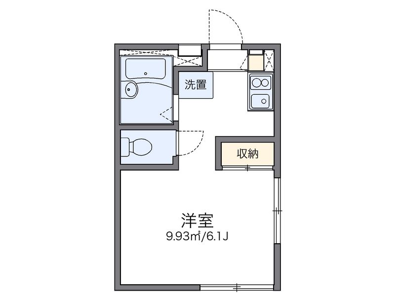 レオパレスジュネス清水ヶ丘 間取図