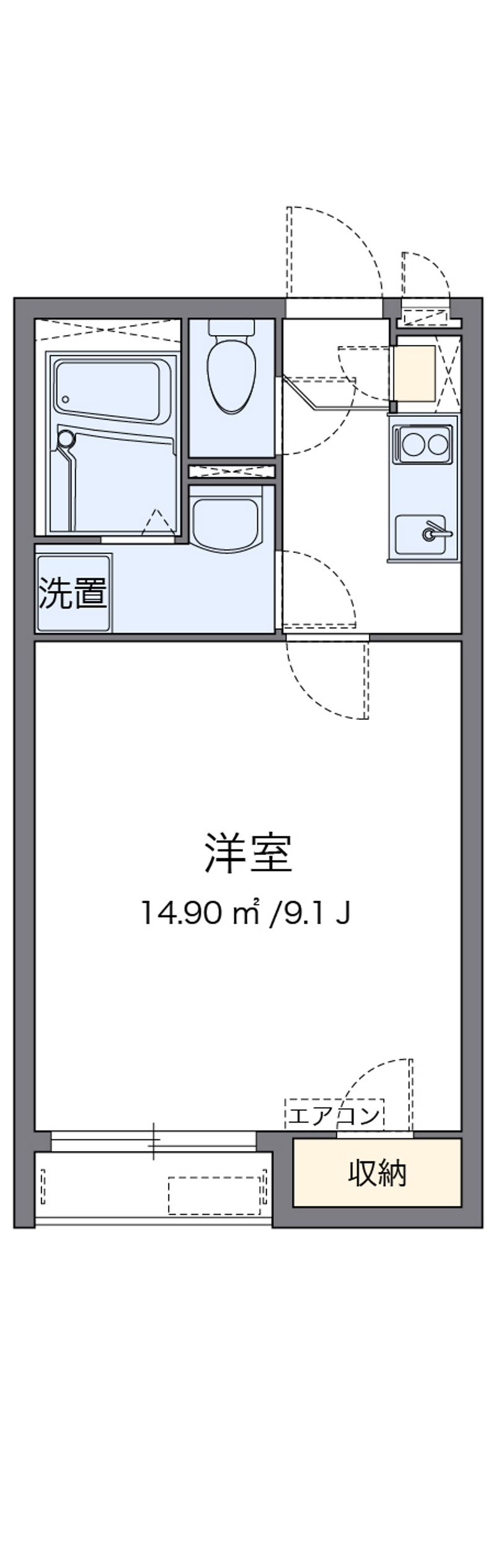クレイノ太宰府 間取図