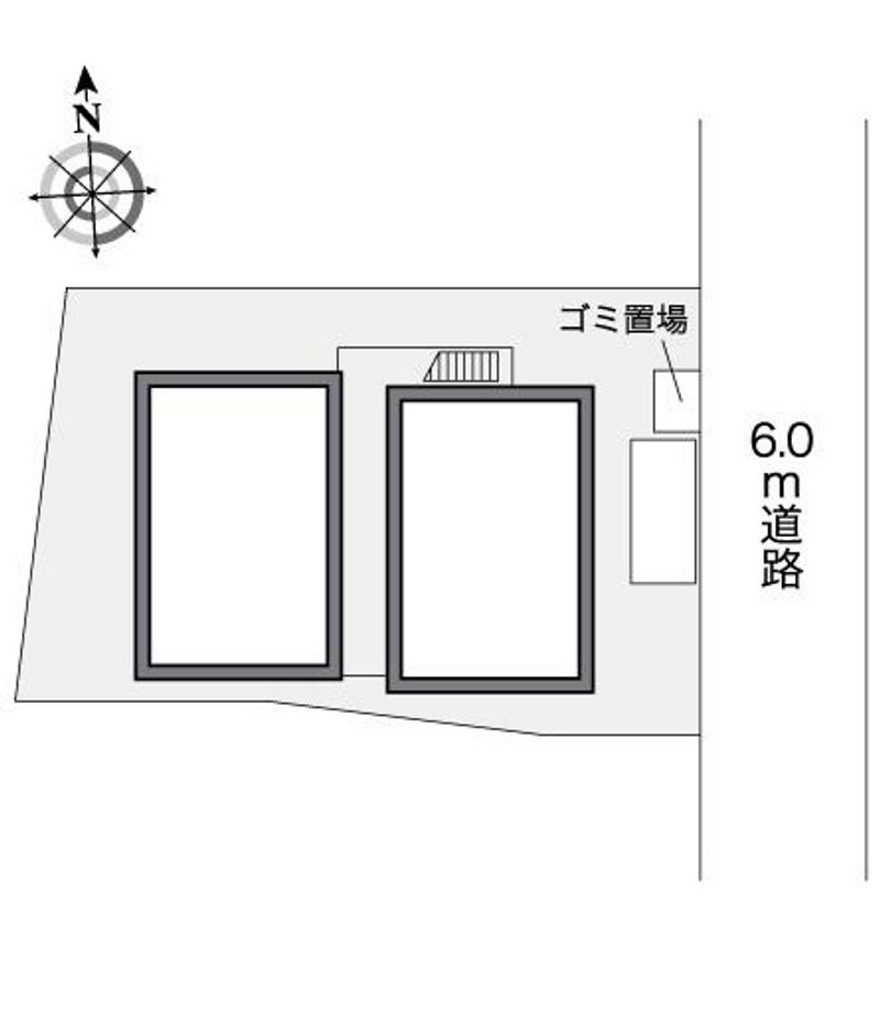レオパレスウインドワード 配置図