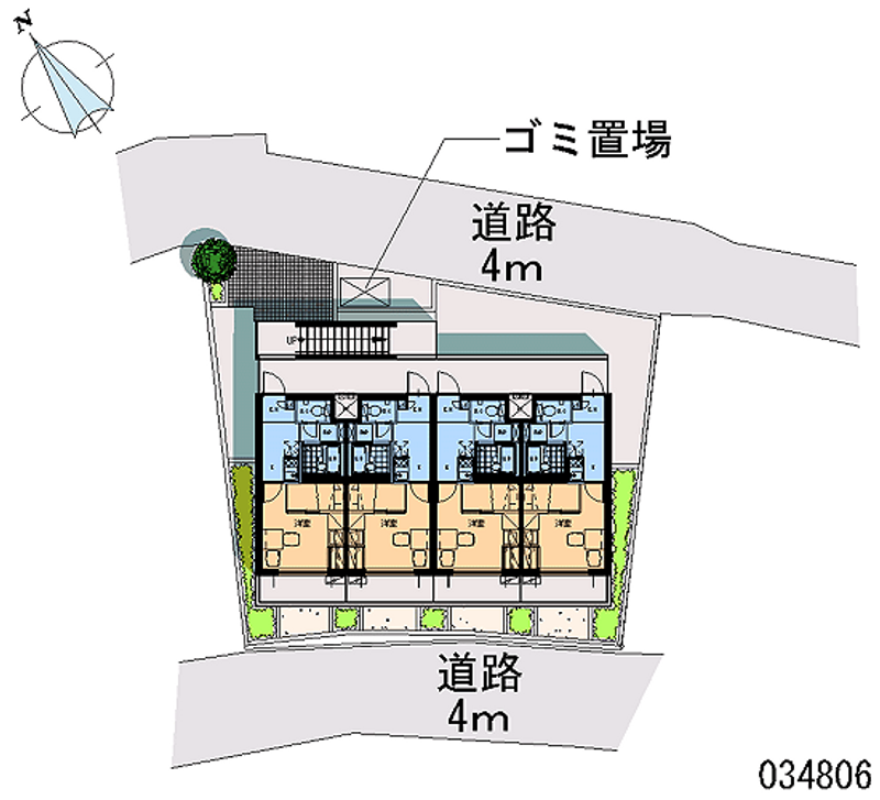 レオパレス本駒込 区画図