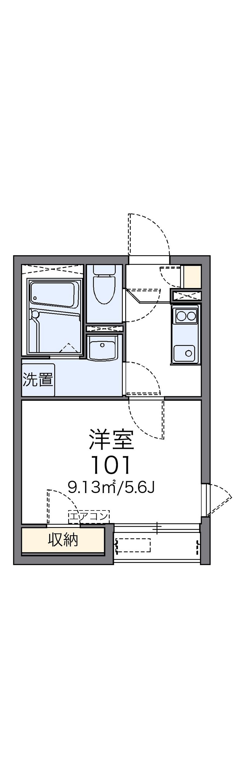 レオネクストソレイユ松原 間取図