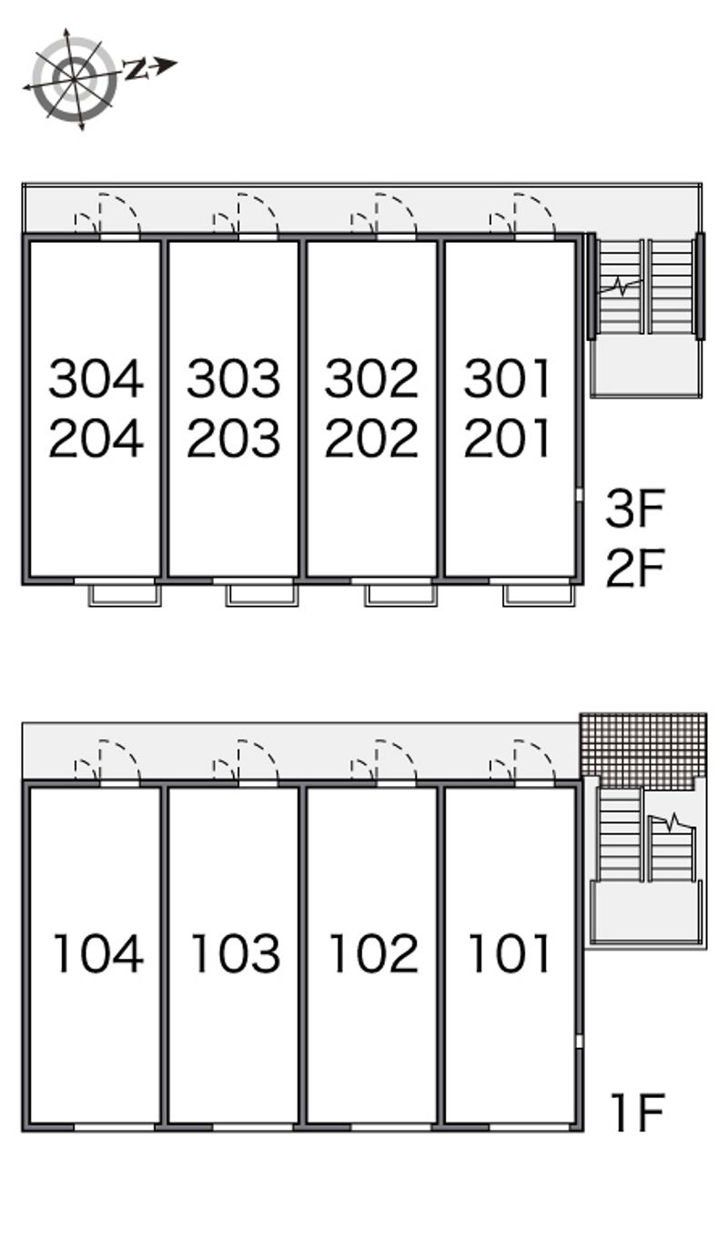 レオネクストパールシティ 間取り配置図