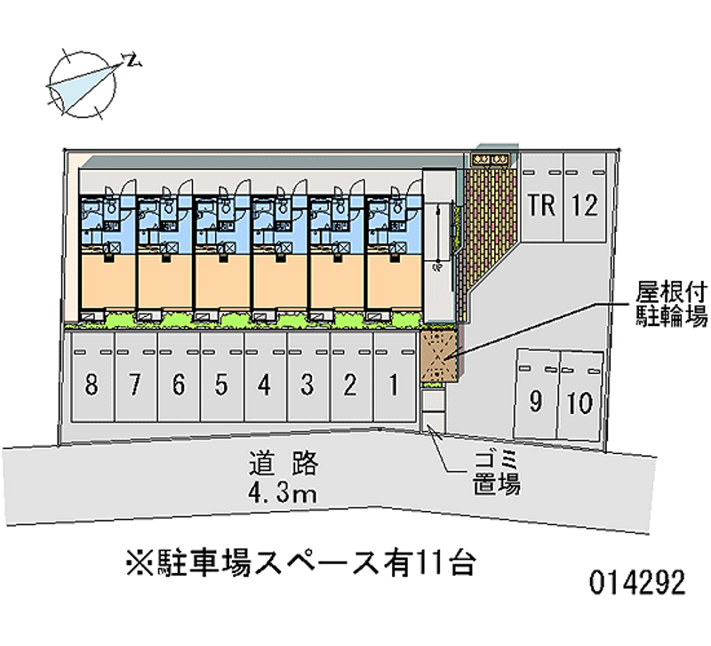 レオパレスＭ’ｓ 月極駐車場