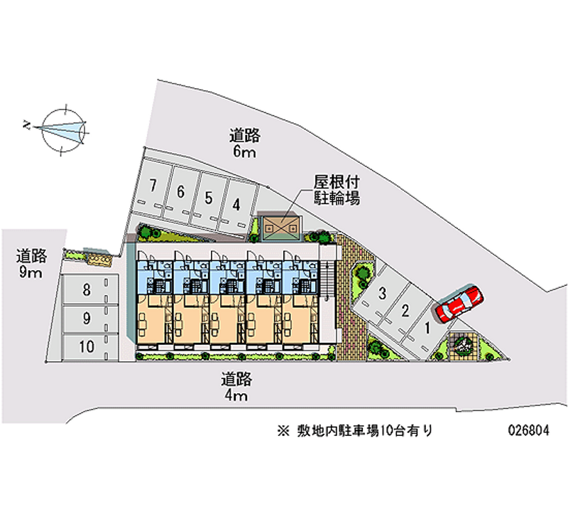 レオパレス菊 月極駐車場