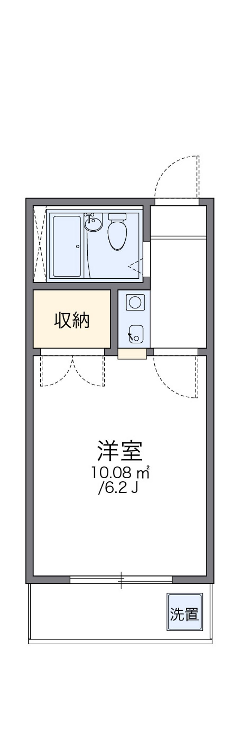 leopalace Sezaki Dai1 Floor plan