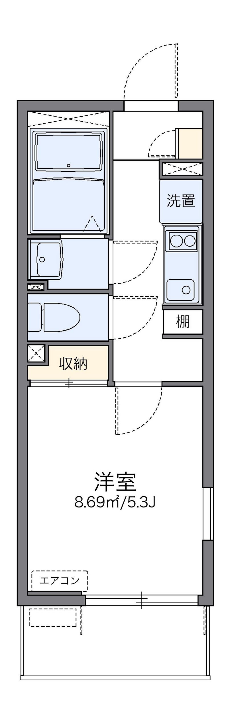 レオネクスト赤堤グランデ 間取図