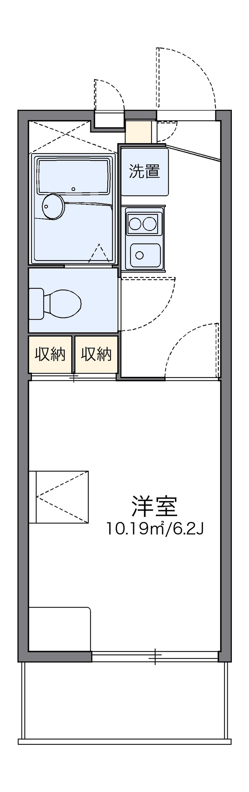 leopalace SAKABE II Floor plan