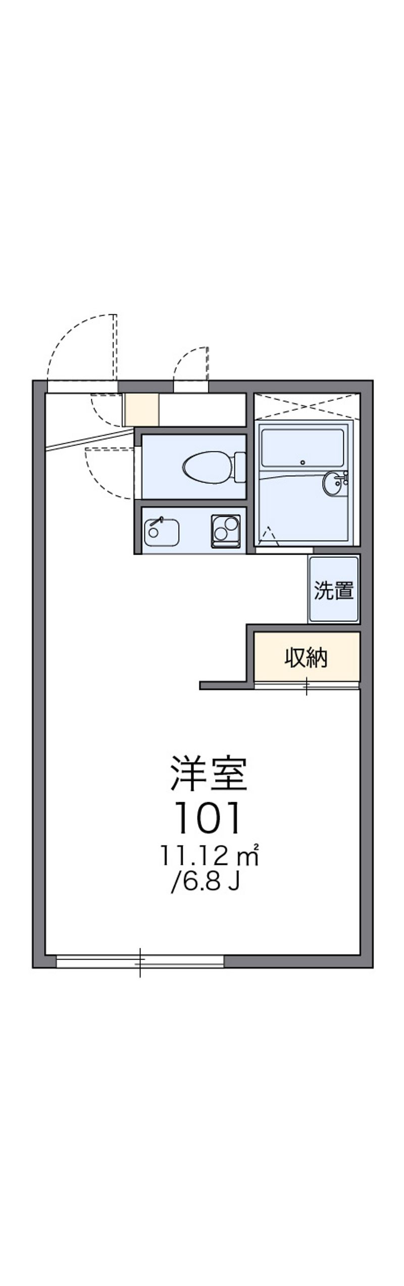 レオパレスＯＧＵＲＡ 間取図