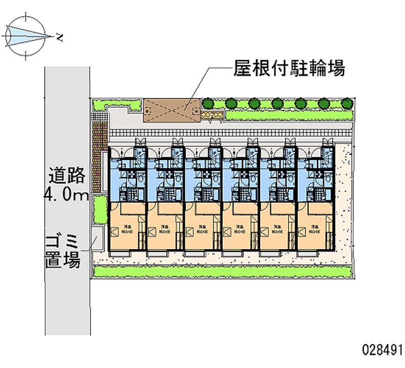 レオパレス昴 区画図