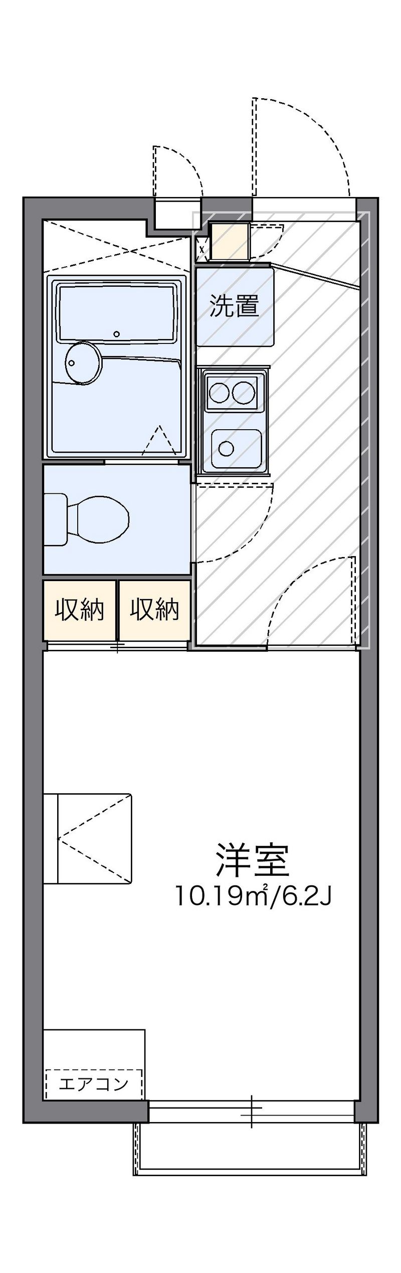 レオパレスグレイスＳＨＩＮＯⅢ 間取り