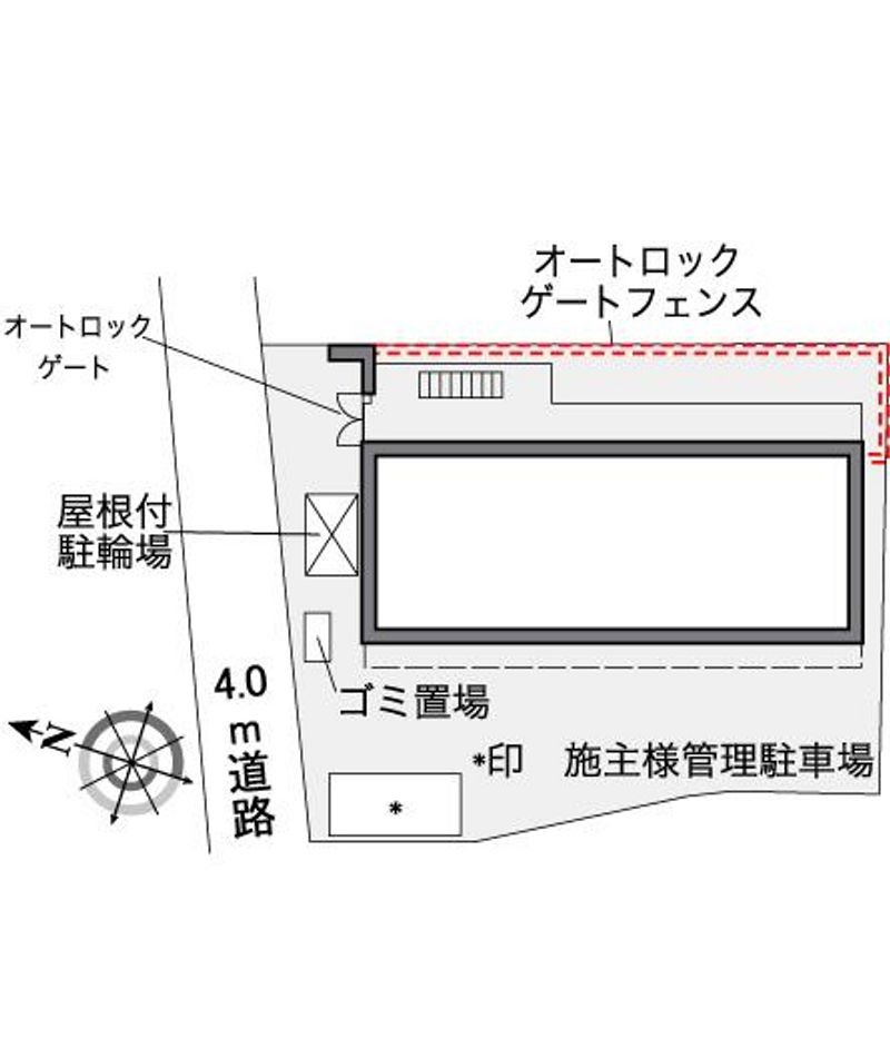 レオパレスアイ＆ロン 配置図