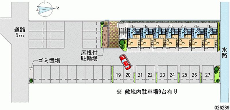 レオパレスグランドゥールⅡ 月極駐車場