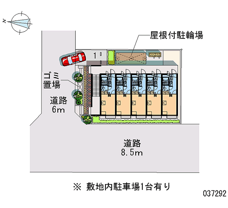 レオパレス南流山 区画図
