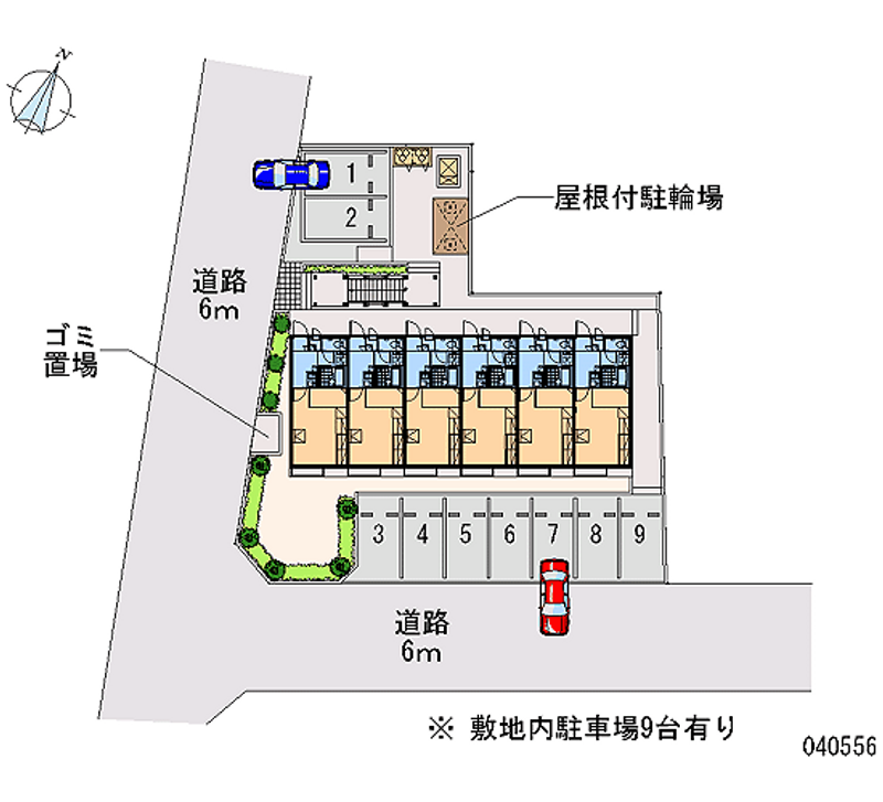 40556 Monthly parking lot