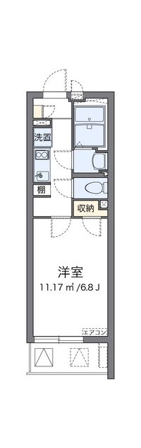 クレイノニューメイプル 間取り図