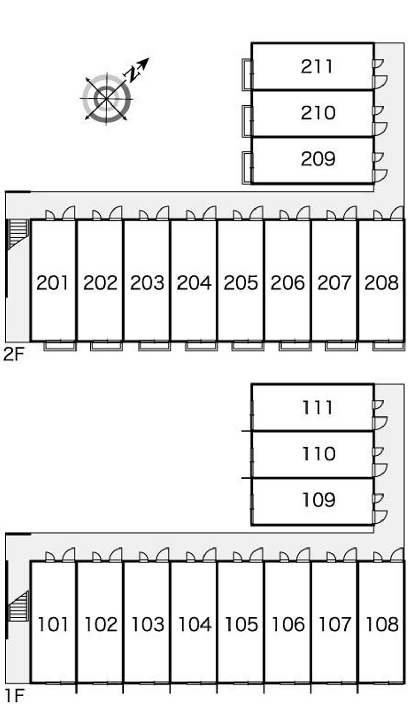 レオパレスラ　ティーダ 間取配置図