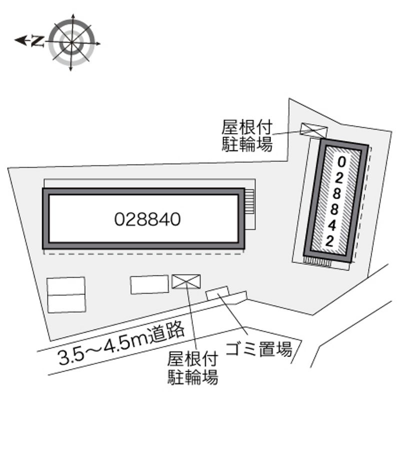レオパレスコスモ 配置図