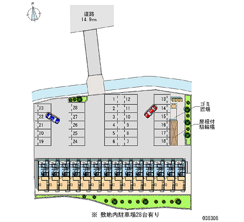 レオパレス大塚 月極駐車場