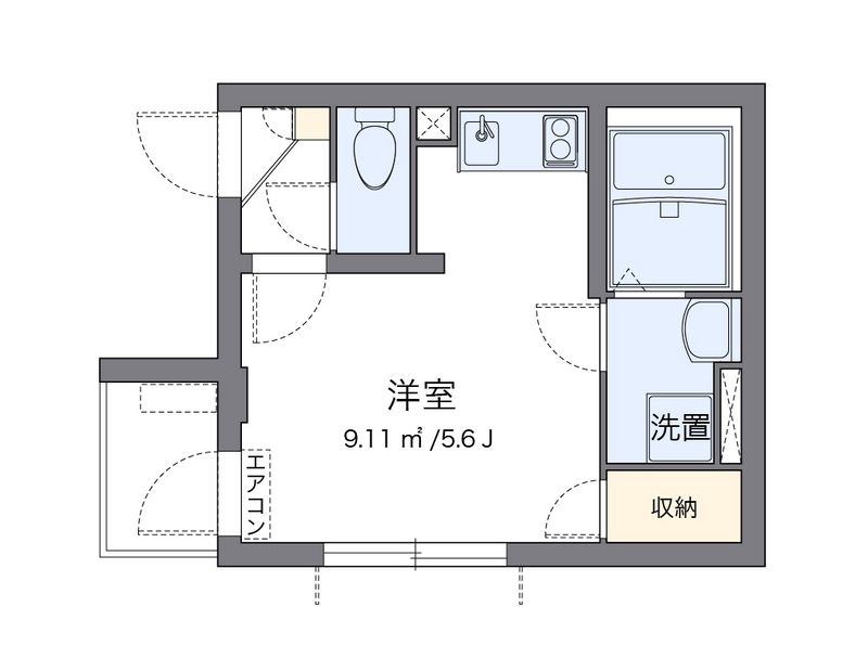 クレイノゼファー 間取図