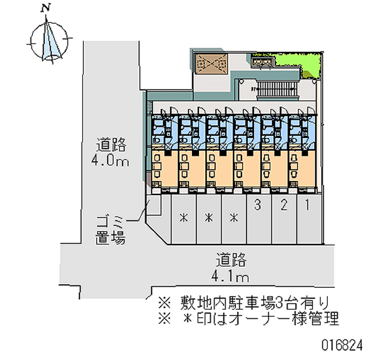 レオパレス飛鳥 月極駐車場