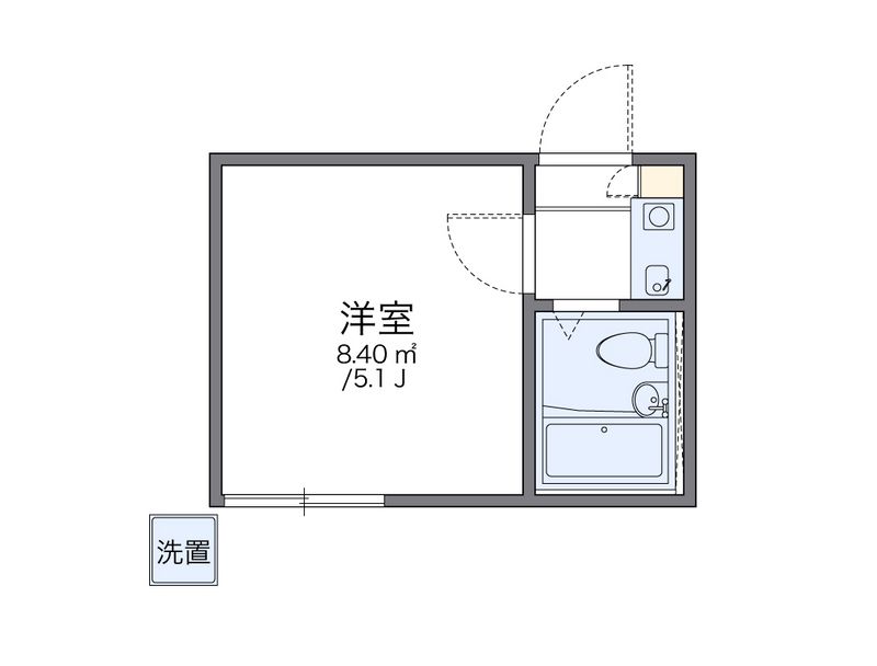 レオパレス大宮第１ 間取図