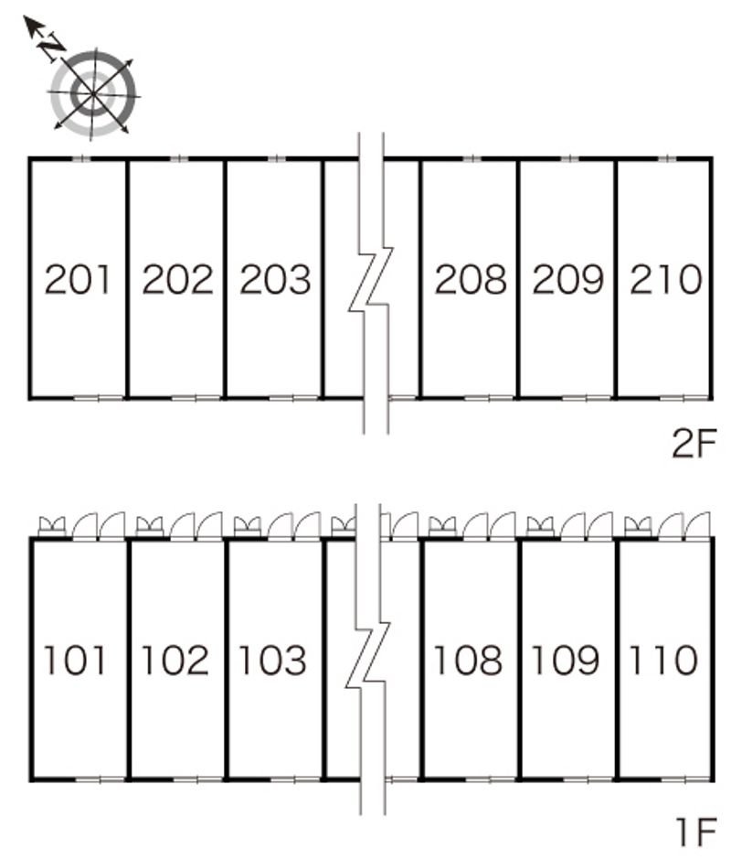 レオパレスＯＮＥ 間取配置図