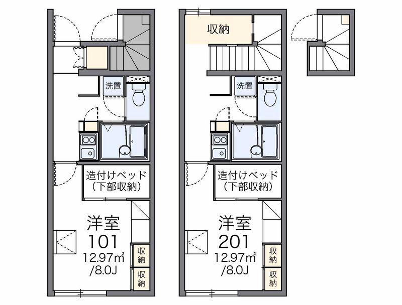 レオパレスフェリーチェ 間取図