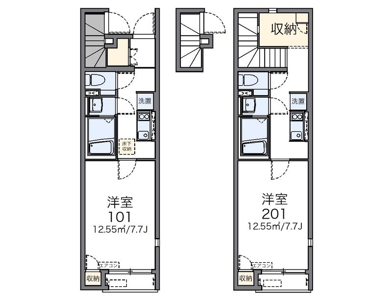 レオネクスト五軒家 間取図