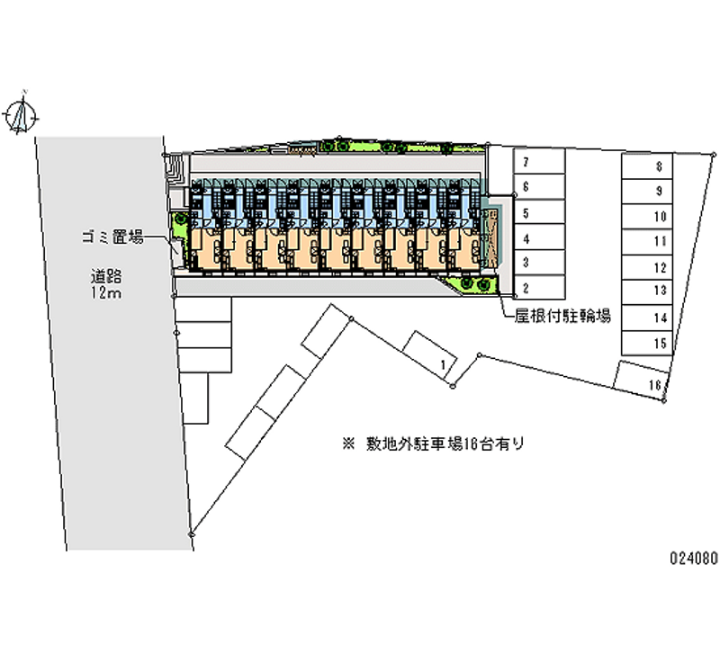 24080月租停车场